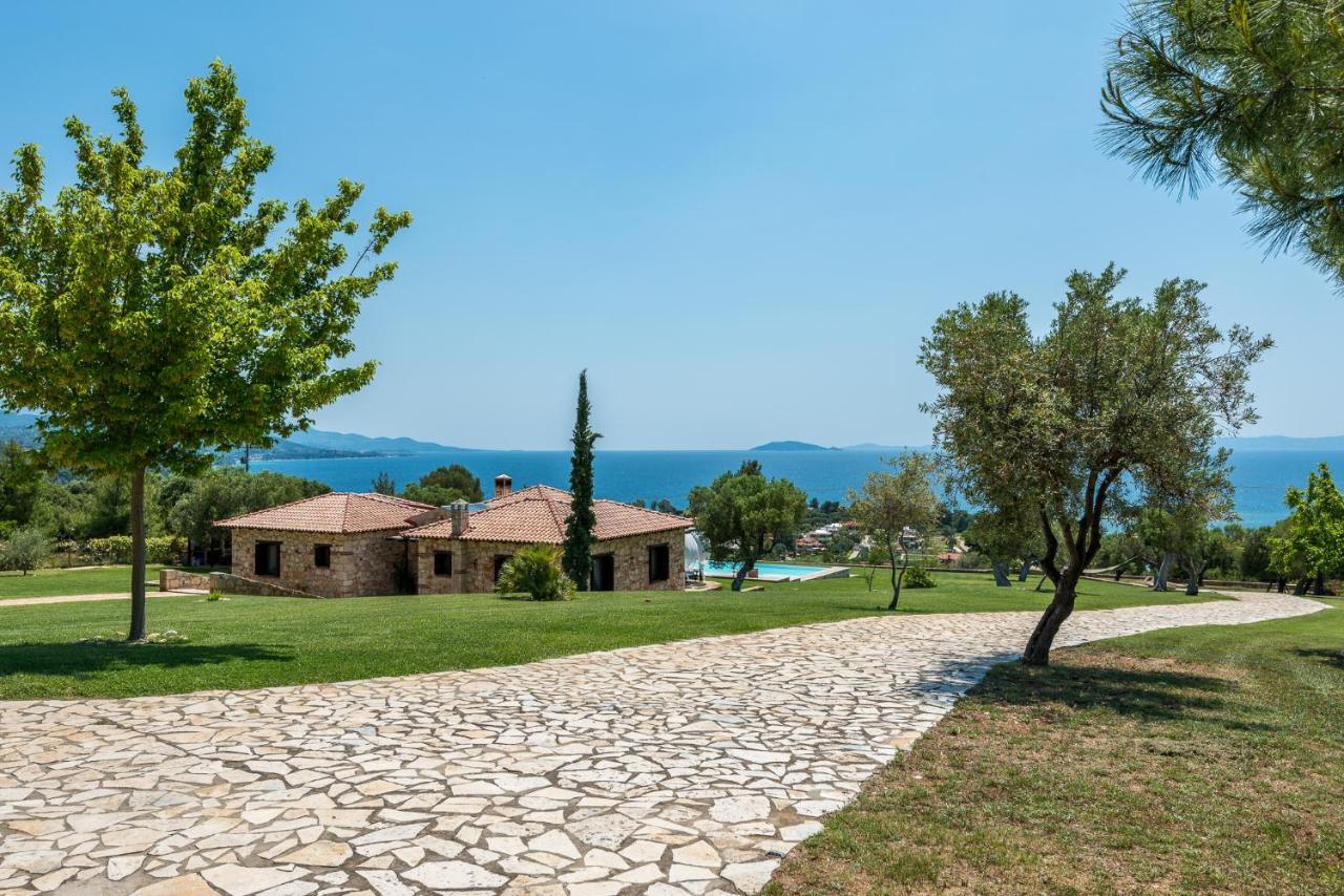Sithonian Blue Royal Villa Nikiti  Exterior foto